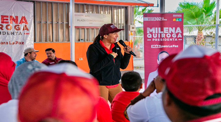 “En Melitón Albañez mejoramos la seguridad y vamos por más”: Milena Quiroga
