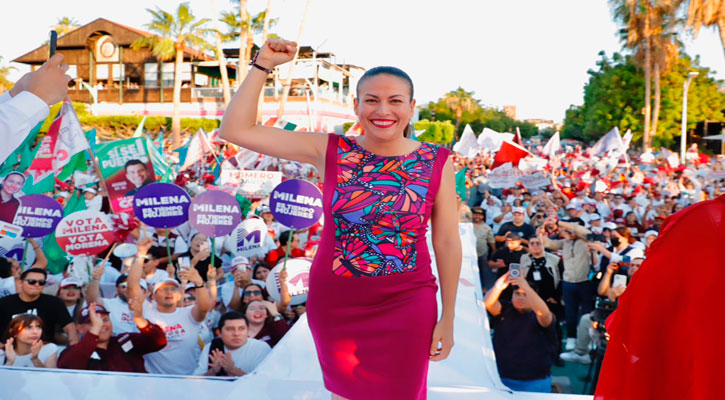 “El pueblo ya decidió, en La Paz y en México seguirá la transformación”: Milena Quiroga