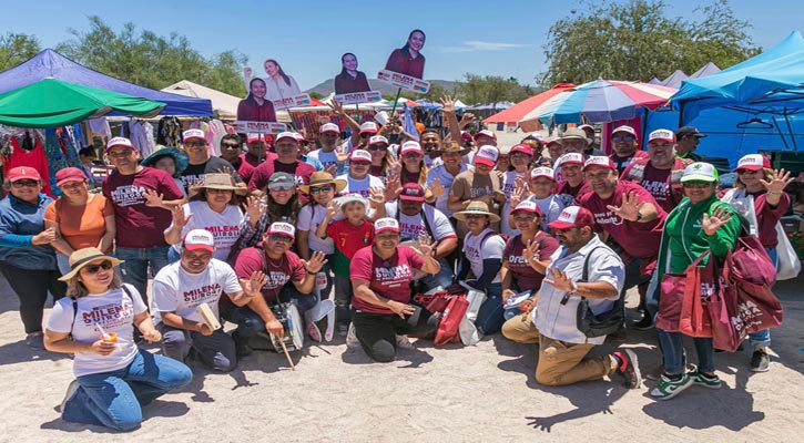 “Vamos por más con la 4T en La Paz”: Milena Quiroga