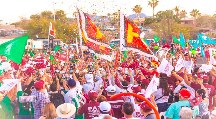 “Colosal e histórico cierre de campaña de la 4T en Loreto”: Paz Ochoa