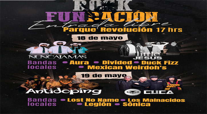 Todo listo para el festival Rock Fundación 2024 en La Paz