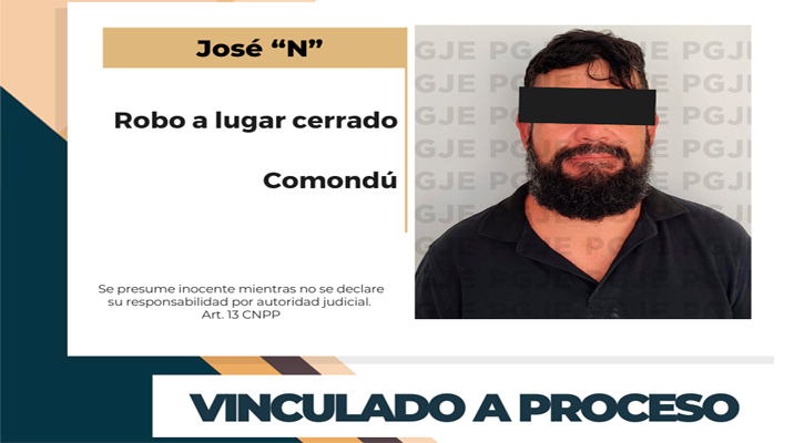 Vinculado a proceso por robo en Ciudad Constitución