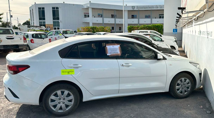 Resguarda Ayuntamiento de La Paz vehículos y edificios oficiales previo a la jornada electoral