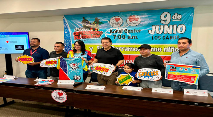 Invitan a la 1era Carrera Superhéroes del Corazón en Los Cabos