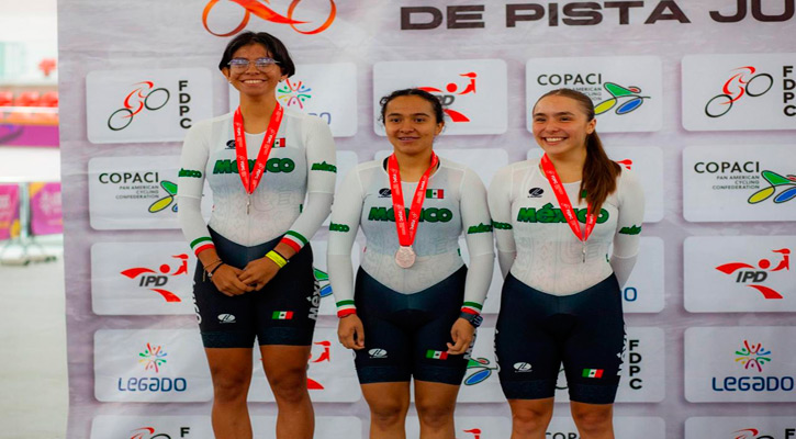 Gana Carla Dosamante medalla de playa y Enrique Estrada de bronce en el Campeonato Panamericano de Pista en Lima