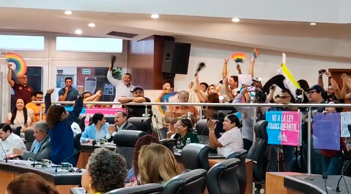 En última y acalorada sesión del Congreso de BCS, mayoría de Morena y aliados aprueban “Ley Transinfantil”