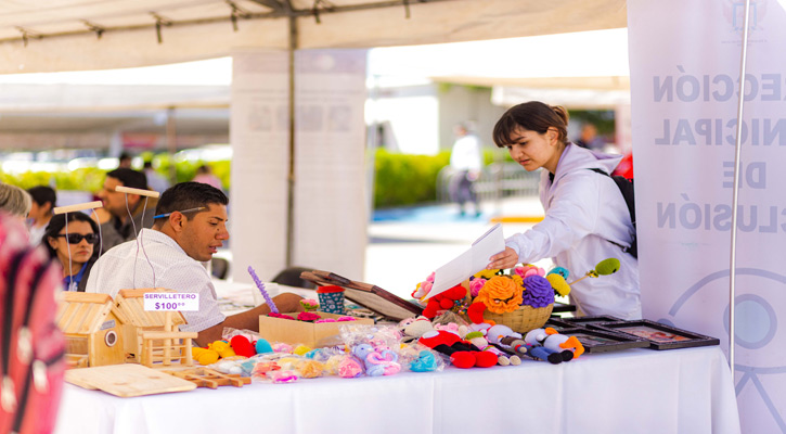 Todo listo para la Expo Inclusión en La Paz