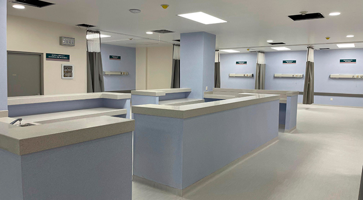 Tiene el nuevo hospital de Santa Rosalía un avance del 98% en su edificación