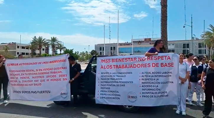 Denuncian hostigamiento laboral y falta de pago de sueldos en IMSS-Bienestar