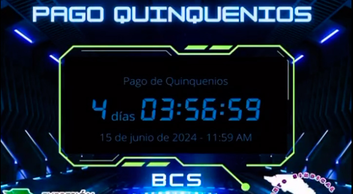 Preparado el gobierno de BCS para pago del 65% de quinquenios a trabajadores de la educación Preparado el gobierno de BCS para pago del 65% de quinquenios a trabajadores de la educación