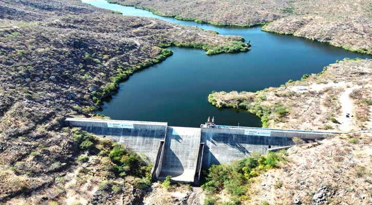 Avance del 85% la obra de toma de la planta potabilizadora de la presa de la Buena Mujer en La Paz