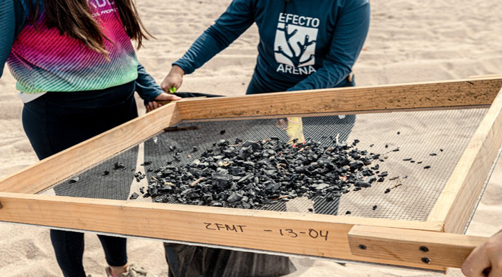 Recolectaron 390 kilos de residuos en la macro limpieza de la playa el Saltito Original Recolectaron 390 kilos de residuos en la macro limpieza de la playa el Saltito Original