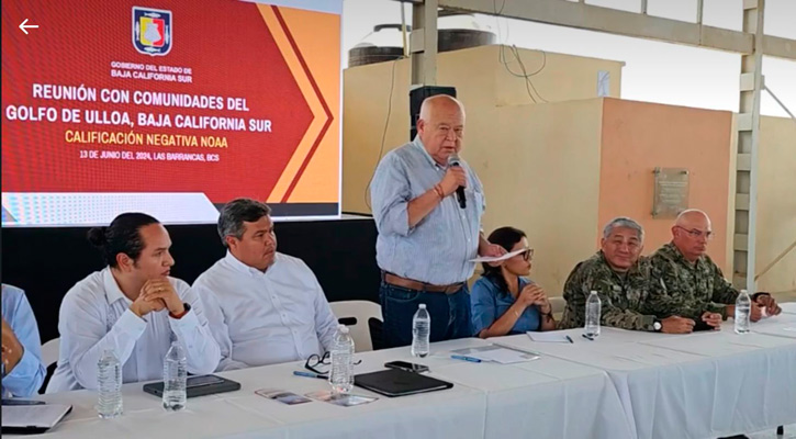 Trabajan gobiernos de BCS y federal para impedir posible embargo a productos marinos del Golfo de Ulloa