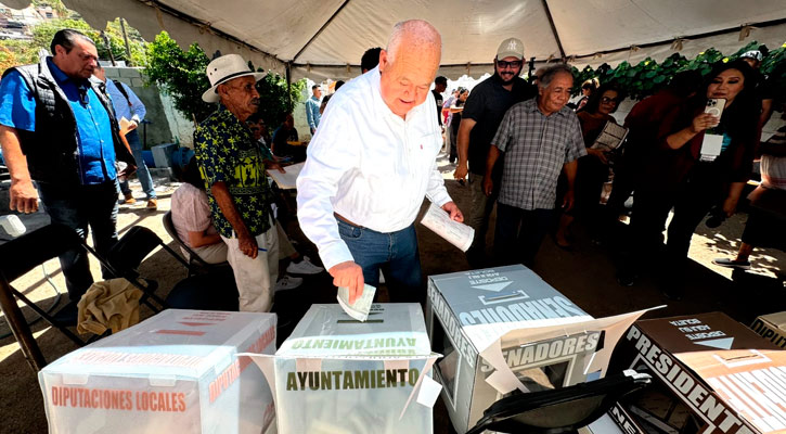 Convoca el Gobernador a ciudadanos de BCS a emitir su voto con civilidad y tranquilidad