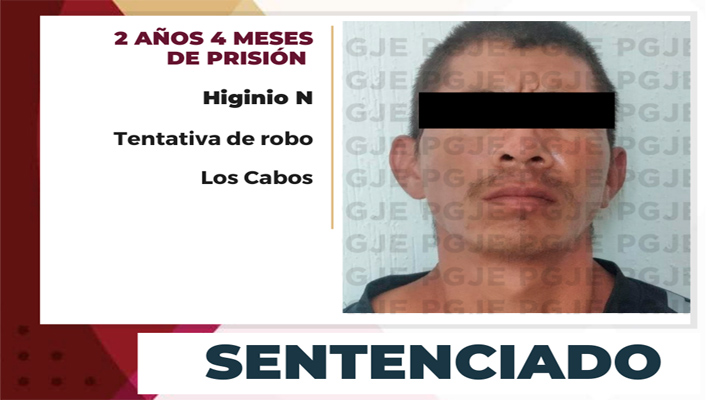 Sentenciado a más de 2 años de prisión por tentativa de robo a casa habitación en CSL