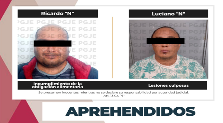 Aprehendidos por la comisión de delitos en La Paz y Guerrero Negro