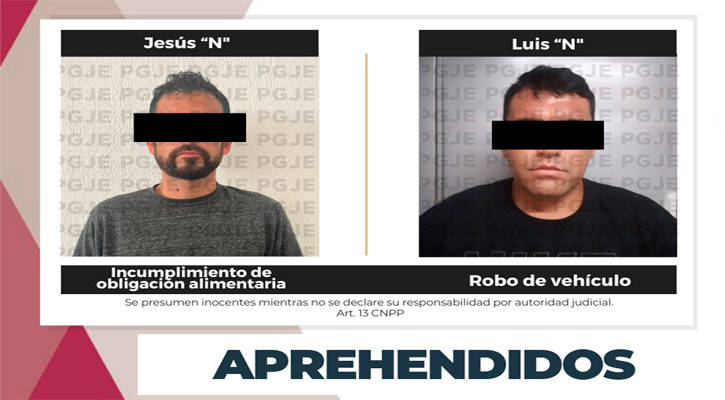 Aprehenden a par de sujetos por la comisión de delitos en La Paz y SJC Aprehenden a par de sujetos por la comisión de delitos en La Paz y SJC