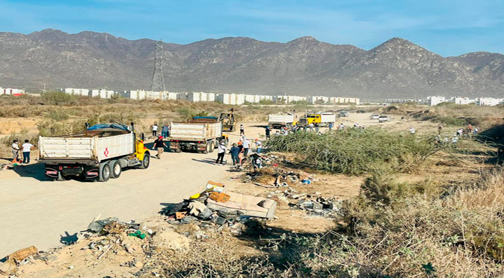 Limpian arroyo de Puerto Nuevo en colonias Vista Hermosa y Nueva Esperanza en SJC