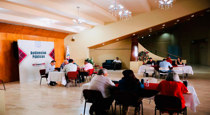Retoma el Gobernador las audiencias públicas en La Paz