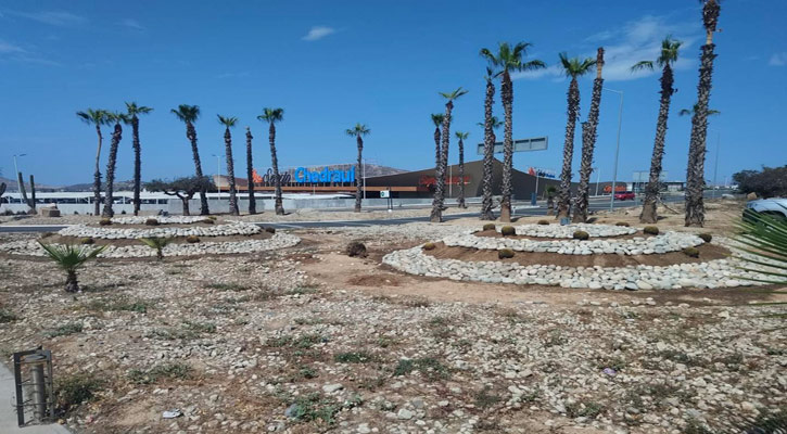 Mejora el gobierno de Los Cabos las condiciones de la glorieta de Fonatur en SJC