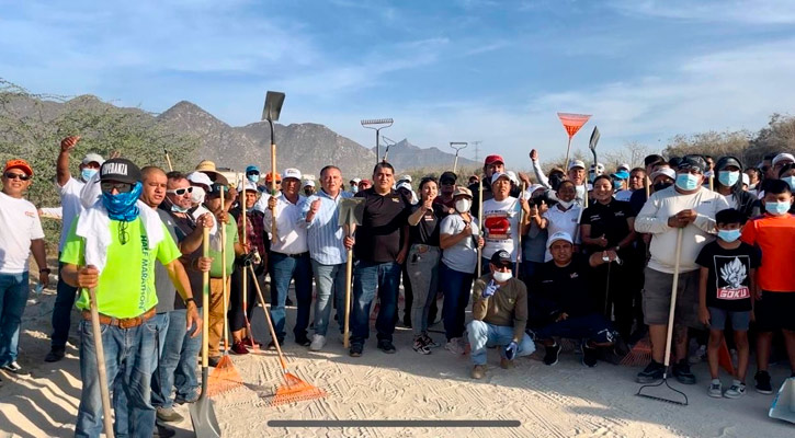 Continúa el gobierno de BCS con jornadas de limpieza y desazolve de arroyos en Los Cabos