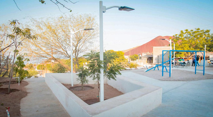 Entregan parque en la colonia Guerrero, en Santa Rosalía