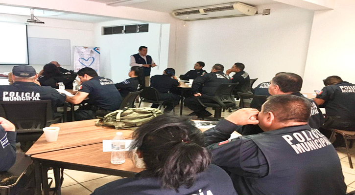 Capacitan a 41 policías de La Paz en materia de trata de personas Capacitan a 41 policías de La Paz en materia de trata de personas