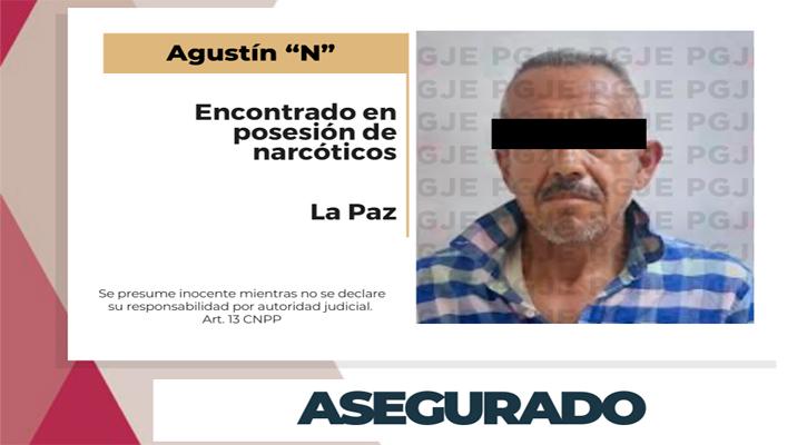 Aseguran a sujeto con 375 dosis de metanfetamina en Chametla