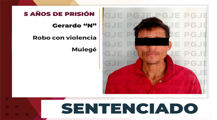 Sentenciado a 5 años de prisión contra culpable de robo con violencia en Santa Rosalía Sentenciado a 5 años de prisión contra culpable de robo con violencia en Santa Rosalía