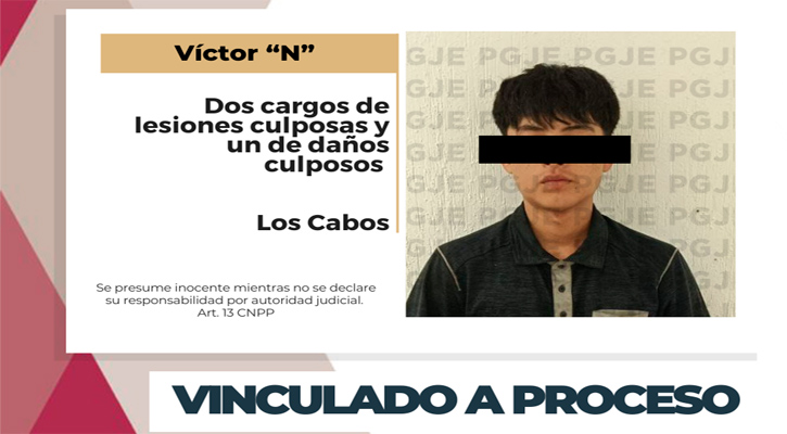 Vinculado a proceso por lesiones y daños culposos conductor de vehículo en CSL