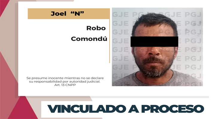 Vinculado a proceso por robo en Ciudad Insurgentes