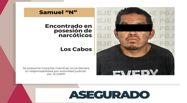 Aseguran a sujeto en posesión de 950 dosis de narcóticos en SJC