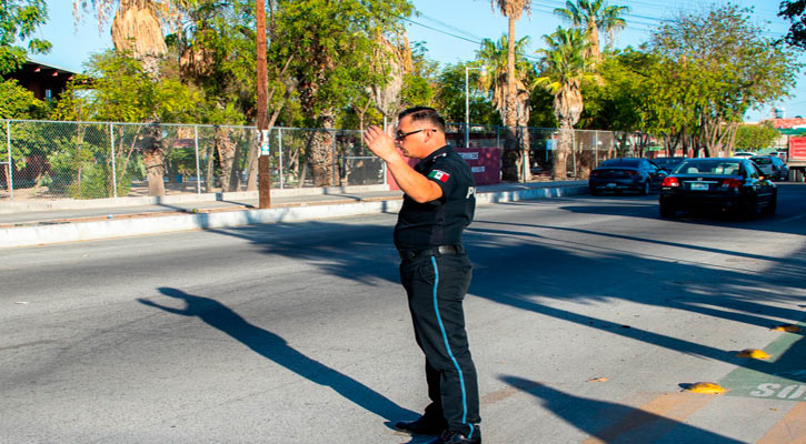 Preparada la Policía de La Paz para la seguridad vial en escuelas ante el regreso a clases
