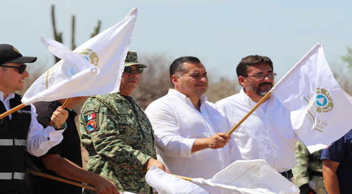 Inician trabajos de limpieza y desazolve de arroyos en La Paz