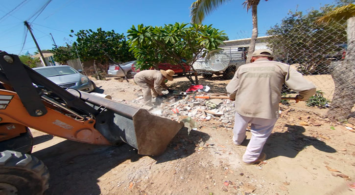 Efectúan acciones de limpieza en Los Cabos