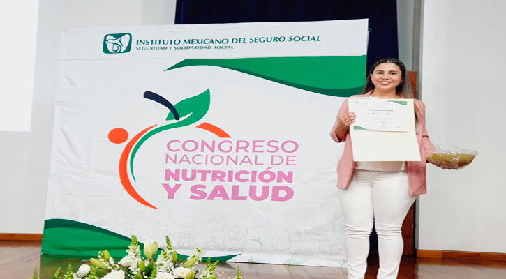 Reconocen a nutrióloga del IMSS de BCS por mejor desempeño en productividad de nutrición Reconocen a nutrióloga del IMSS de BCS por mejor desempeño en productividad de nutrición
