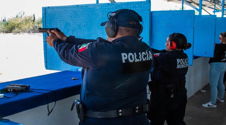 Ganaron Policías de La Paz terceros lugares en competencia de tiro Ganaron Policías de La Paz terceros lugares en competencia de tiro
