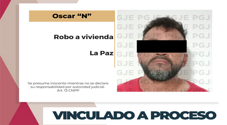 Vinculado a procesos por robo a una vivienda en La Paz Vinculado a procesos por robo a una vivienda en La Paz