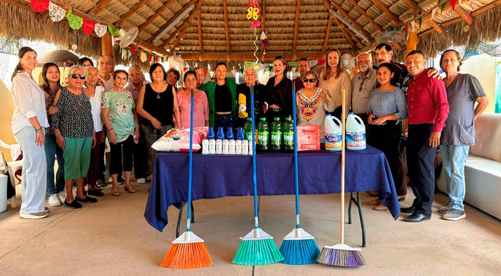 Recibió artículos de limpieza e higiene Casa de Día, Casa de la Alegría en SJC por parte de grupo empresarial