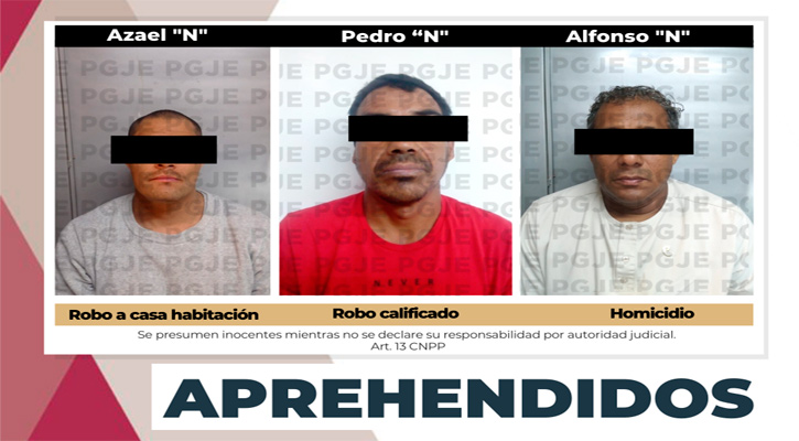 Aprehendidos por la comisión de diversos delitos Aprehendidos por la comisión de diversos delitos