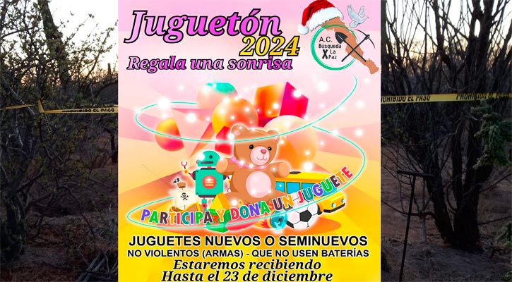 Búsqueda por La Paz realizará Juguetón para niños con padres desaparecidos Búsqueda por La Paz realizará Juguetón para niños con padres desaparecidos