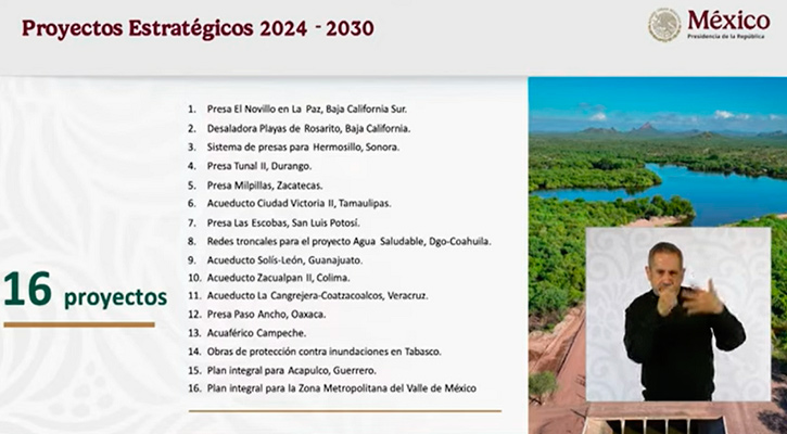 Proyecto de la presa El Novillo primer lugar en lista de obras del Plan Hídrico Nacional Proyecto de la presa El Novillo primer lugar en lista de obras del Plan Hídrico Nacional