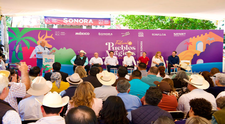 Asistió el Gobernador al Festival de Pueblos Mágicos 2024 en Sonora