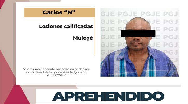Aprehenden a imputado por lesiones calificadas en Santa Rosalía