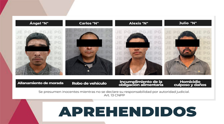 Aprehenden a 4 personas por diversos delitos en Guerrero Negro, CSL, Loreto y La Paz Aprehenden a 4 personas por diversos delitos en Guerrero Negro, CSL, Loreto y La Paz