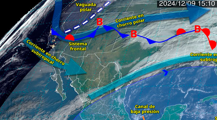 Temperaturas de 5° en BCS esta semana por frente frío