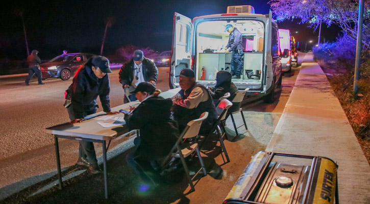Se realizaron 28 infracciones, 10 detenciones y 12 vehículos fueron ingresados al corralón en Los Cabos