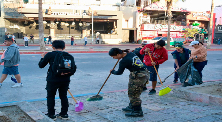 Se llevó a cabo jornada de limpieza en la zona Centro de CSL