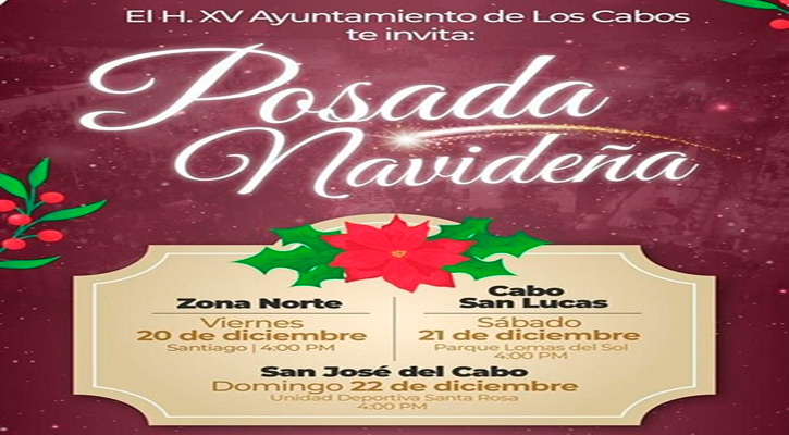 Invita el gobierno de Los Cabos a las Posadas Navideñas Invita el gobierno de Los Cabos a las Posadas Navideñas