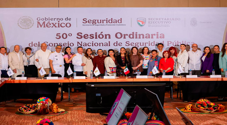 Asistió el Gobernador de BCS a reunión del Consejo Nacional de Seguridad Pública